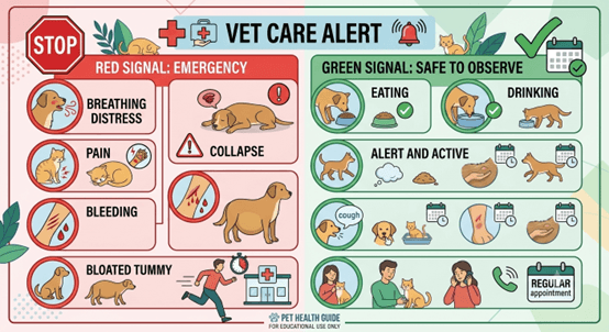 How to Tell the Difference Between a Pet Emergency and a Problem That Can Wait